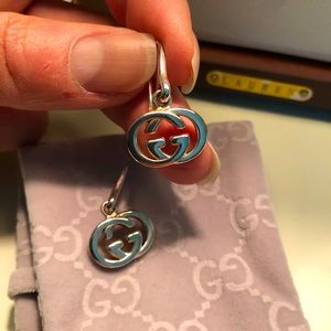 Gucci GG drop earrings (silver)